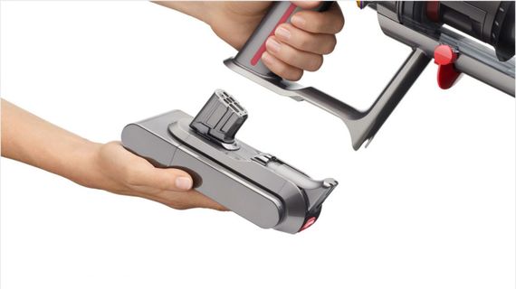 Пылесос Dyson V12 Detect Slim Absolute (SV46), yellow/nickel