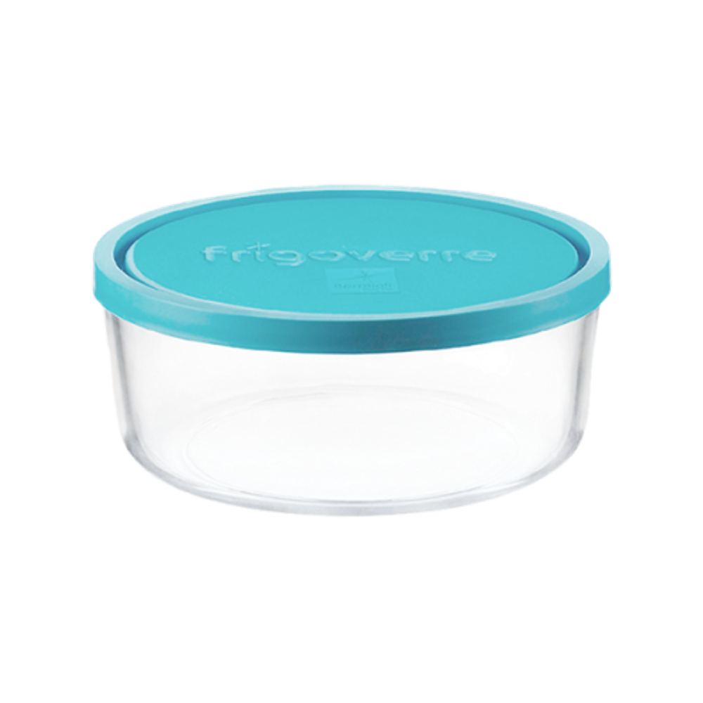 Контейнер для хранения еды Bormioli Rocco FRIGOVERRE 388450 круглый с крышкой D18 см 1600 мл | Bormioli Rocco