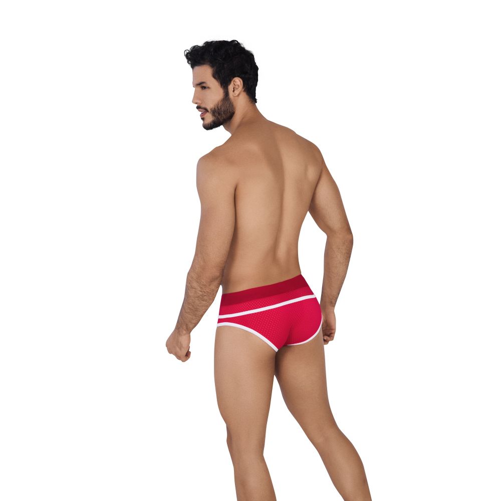 Мужские трусы брифы красные Clever CLASSIC PIPING BRIEF 062005