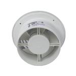 Вытяжной тонкий вентилятор для ванн и кухонь ММ 120 круглый 150 м³/час с обратным клапаном белый