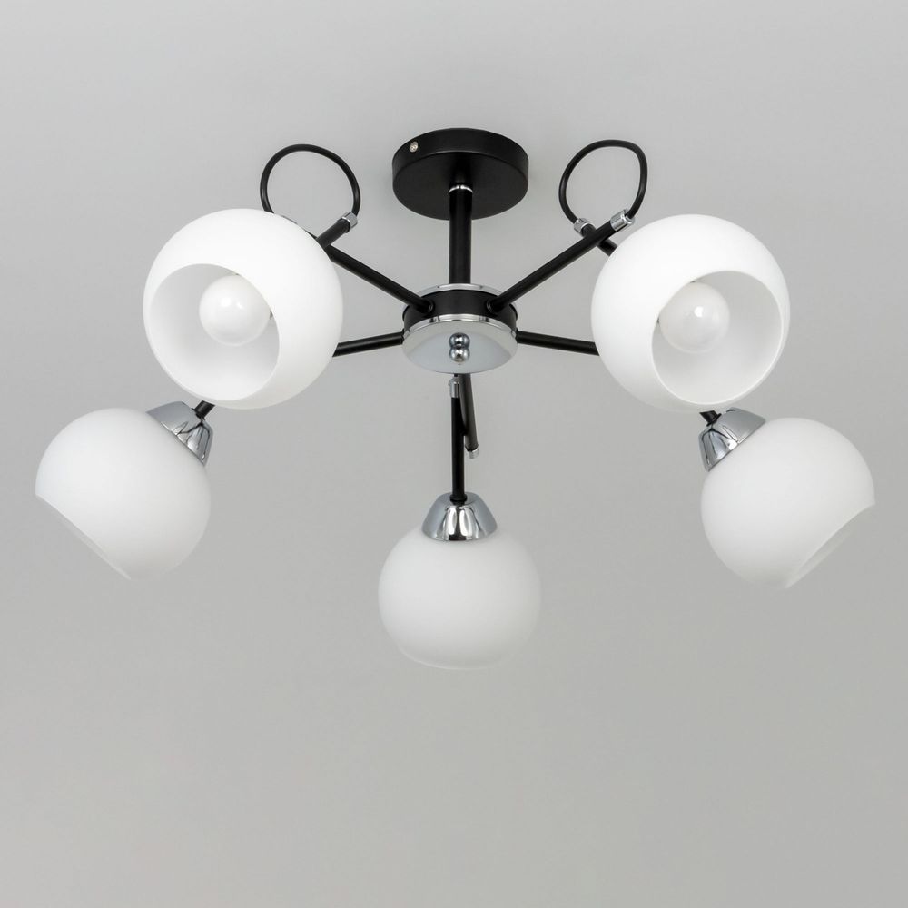 Citilux Стивен CL141251 Люстра потолочная Чёрная