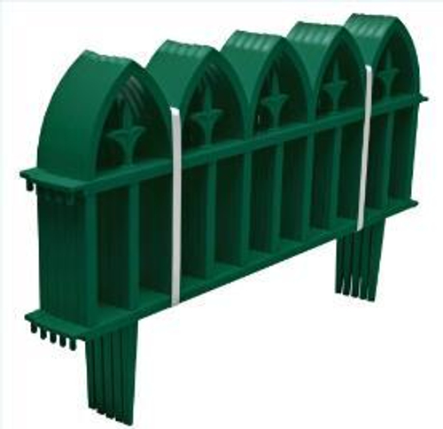 Декоративное ограждение ''Кованный цветок''  зелёный (уп.5шт) PROTEX