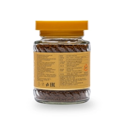 Кофе растворимый Sumatra Indocafe с добавлением молотого кофе, стеклянная банка 125 г