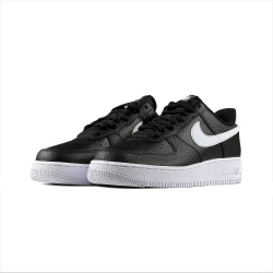 Nike Air Force 1 07 "Black White Pebbled Leather"