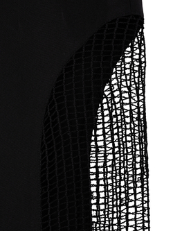 Юбка макси с сеткой