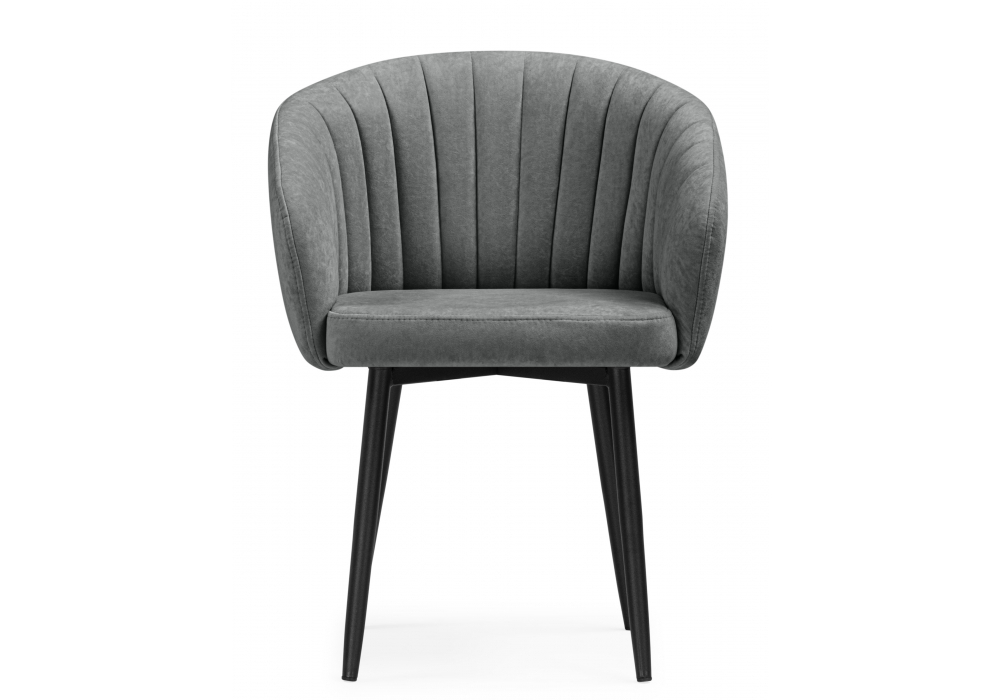 Стул на металлокаркасе Woodville Моншау marseille 11 данс, черный, ножки черные