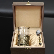 Чайный набор "Охотники" с ложечкой