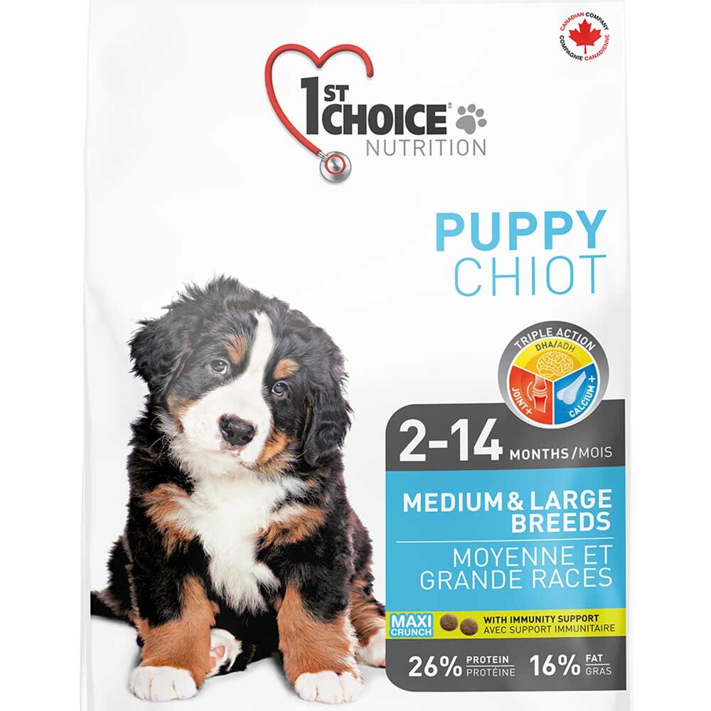 1st Choice корм для щенков средних и крупных пород (курица) (Puppy Medium&Large)