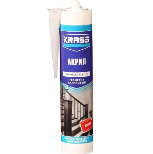 Герметик акрил. KRASS белый 300мл * АКЦИЯ