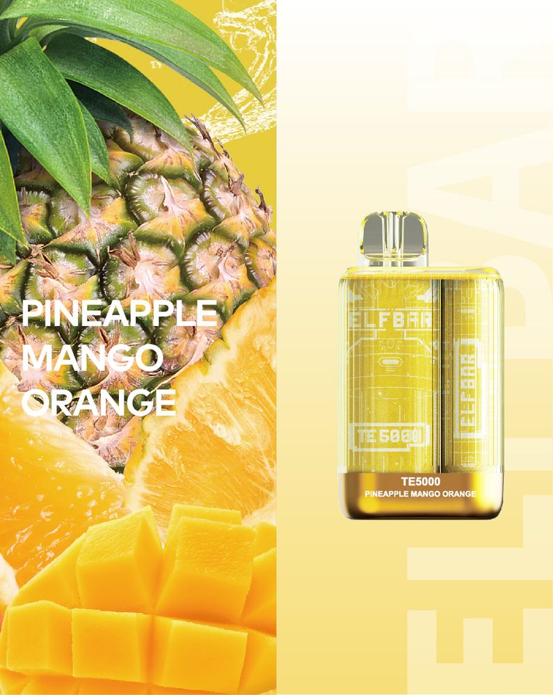 Elf Bar ТЕ5000 - Pineapple Mango Orange (5% nic)