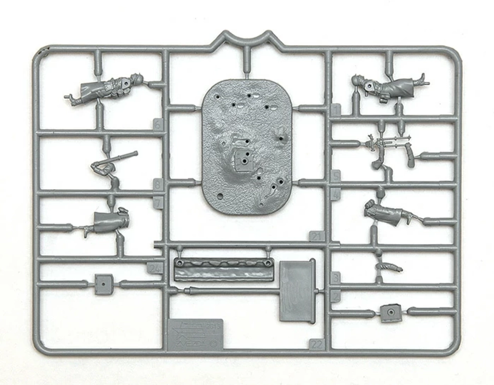 Немецкий 81-мм миномёт с расчётом 1941-1945 (зима)
