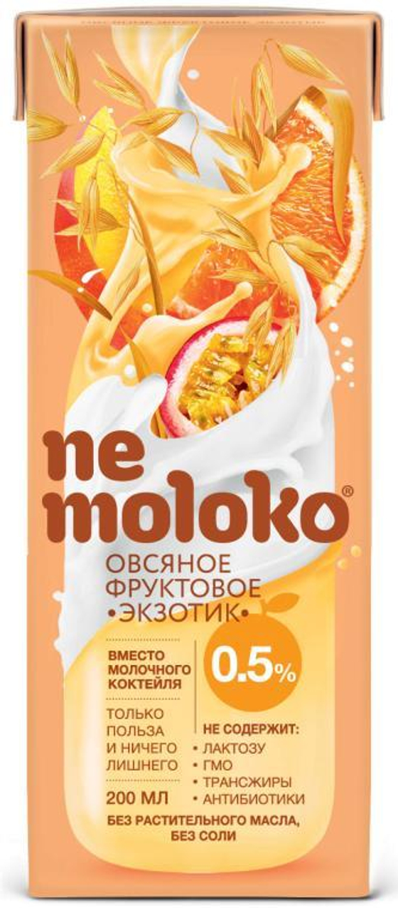 Напиток Nemoloko Немолоко Фруктовое Экзотик 0,5% 250 мл