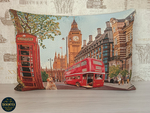 Декоративная гобеленовая наволочка для интерьерной подушки Лондон 68х47