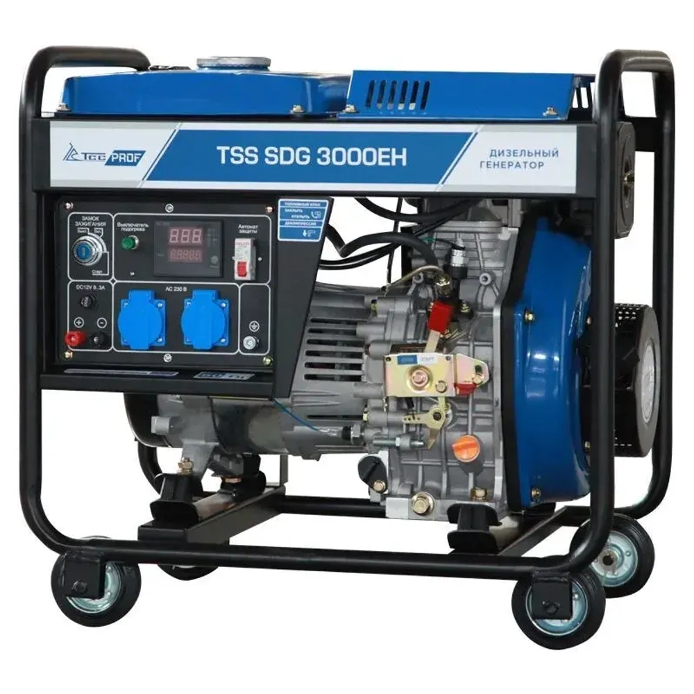 Дизельный генератор (3 кВт) TSS SDG 3000EH