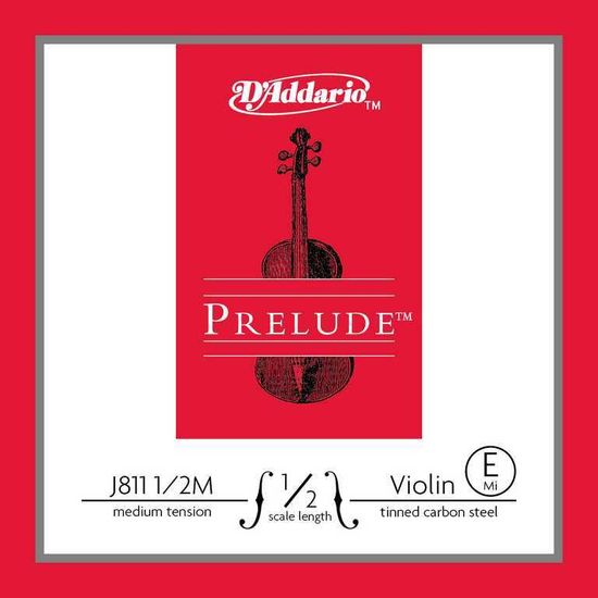 Отдельная струна Е/Ми для скрипки 1/2 D'Addario Prelude J811-1/2M