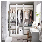 Гардероб - IKEA PAX, 175x58x236 см, белый ПАКС ИКЕА
