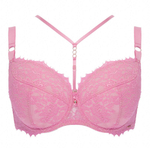 Бюстгальтер French Kiss с чашкой +size на тонком поролоне (Размер: 75K) (Цвет: розовый)