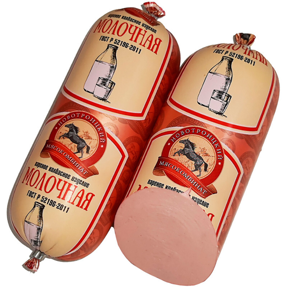 Колбаса Молочная варёная Новотроицкий МК 500 гр