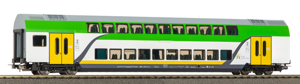 Двухэтажный пассажирский вагон 2-го класса Koleje, эпоха VI