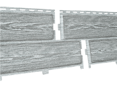 Сайдинг Ю-Ппласт Хокла ВИНТАЖ Пепел 0,5м2