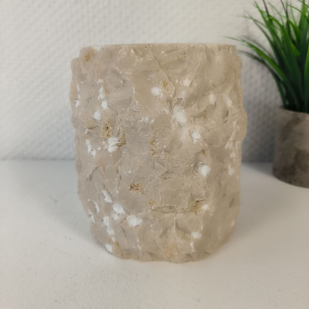 Стакан из мрамора Erozy Cream CM-65300 (15см*12см) 0894
