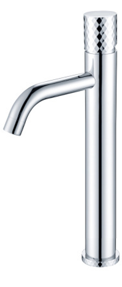 Смеситель для умывальника высокий Boheme STICK DIAMOND 122-CRB