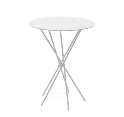 BORA S стол кофейный БЕЛЫЙ ГЛЯНЕЦ