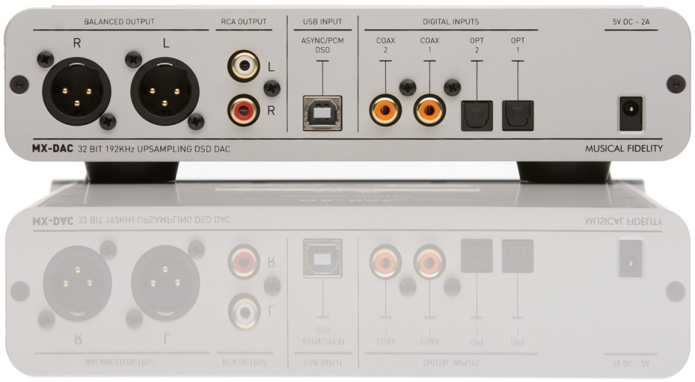 Цифро-аналоговый преобразователь Musical Fidelity MX-DAC, серебристый