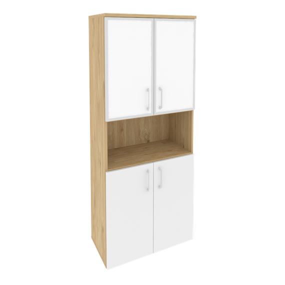 Оникс Шкаф высокий широкий O.ST-1.4 R white  800*420*1977