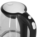 Чайник электрический Gelberk, GL-397, 1.8 л, 1500 Вт, ск нагр элем, подсвет, стекло