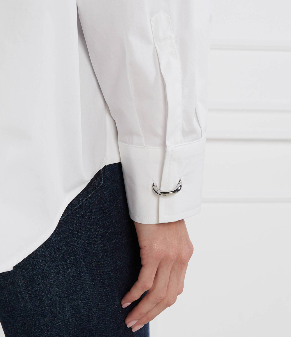 Рубашка DONDUP - made in Italy - белый(DC315 PF0010D XXX)