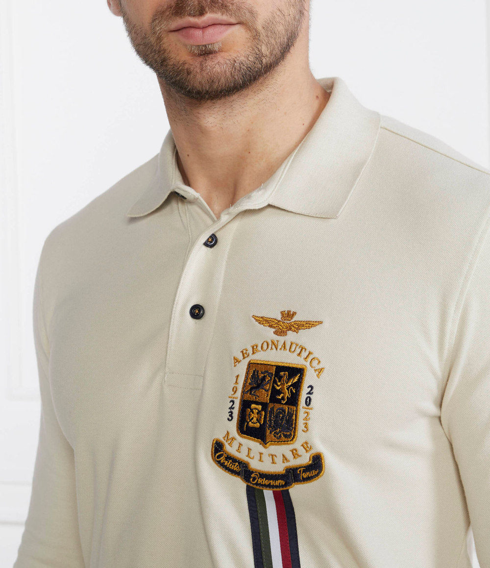 Поло Aeronautica Militare - бежевый(PO1744P191)