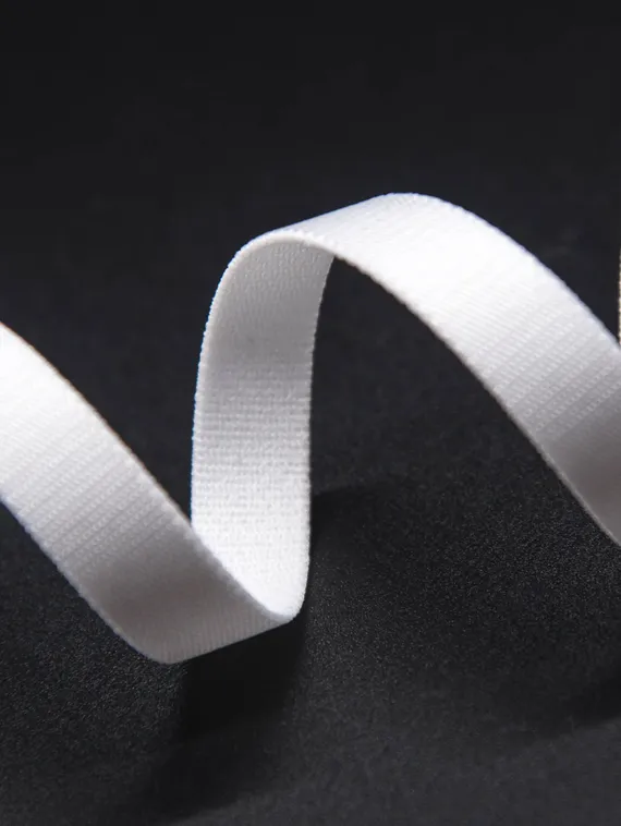 001 640/10 ОПТ Бретель Lauma Fabrics, 10 мм, белый 001