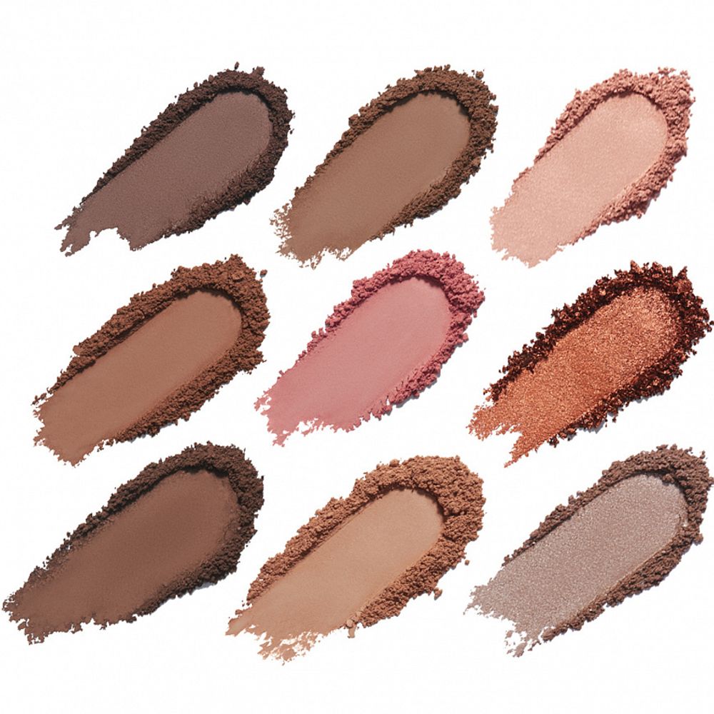 Палетка теней ROMANOVAMAKEUP Sexy Eyeshadow Palette Keti Topuria - CHOCOLATE & COFFEE