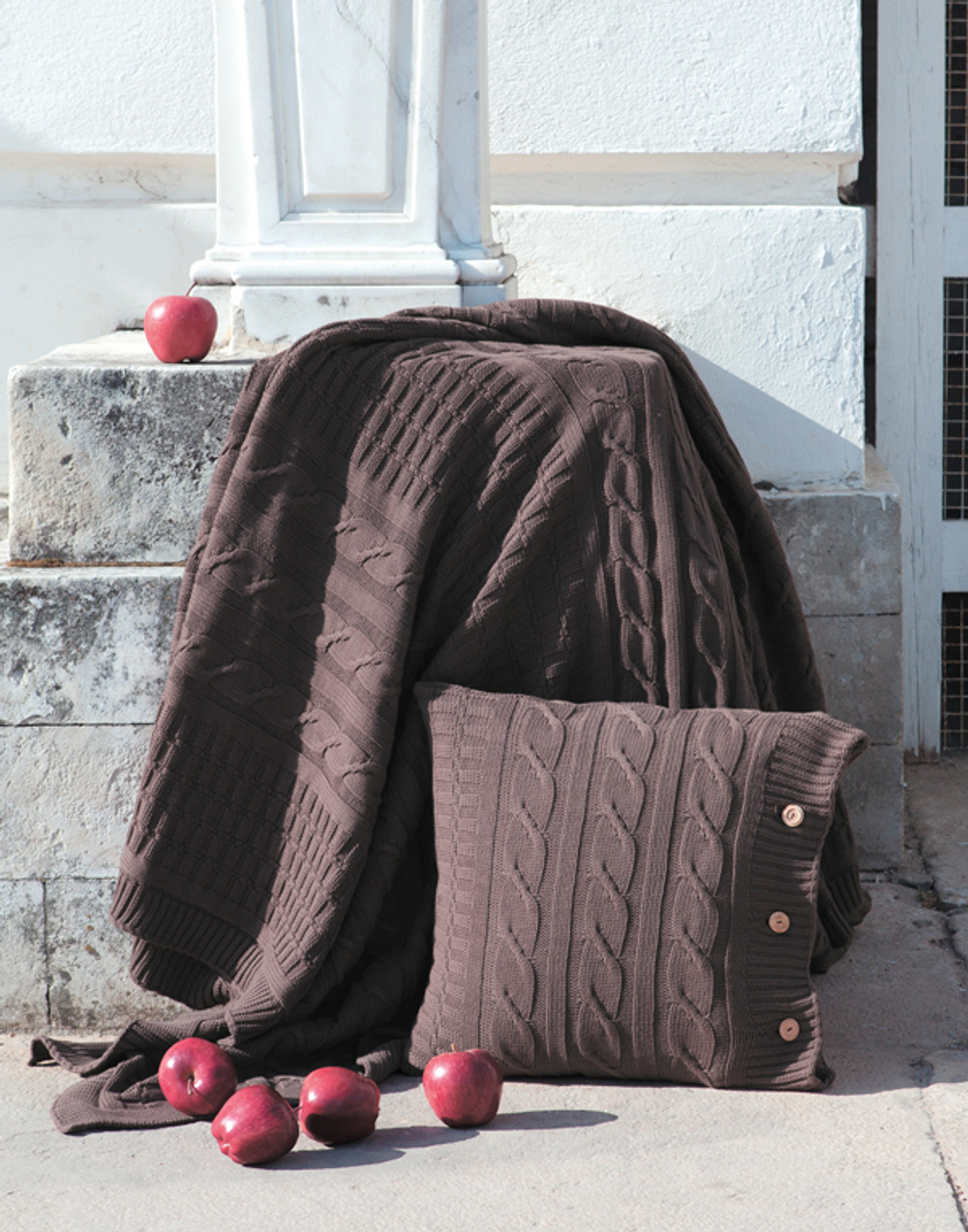 Плед 200х220 Luxberry Imperio 233 шоколадный Португалия