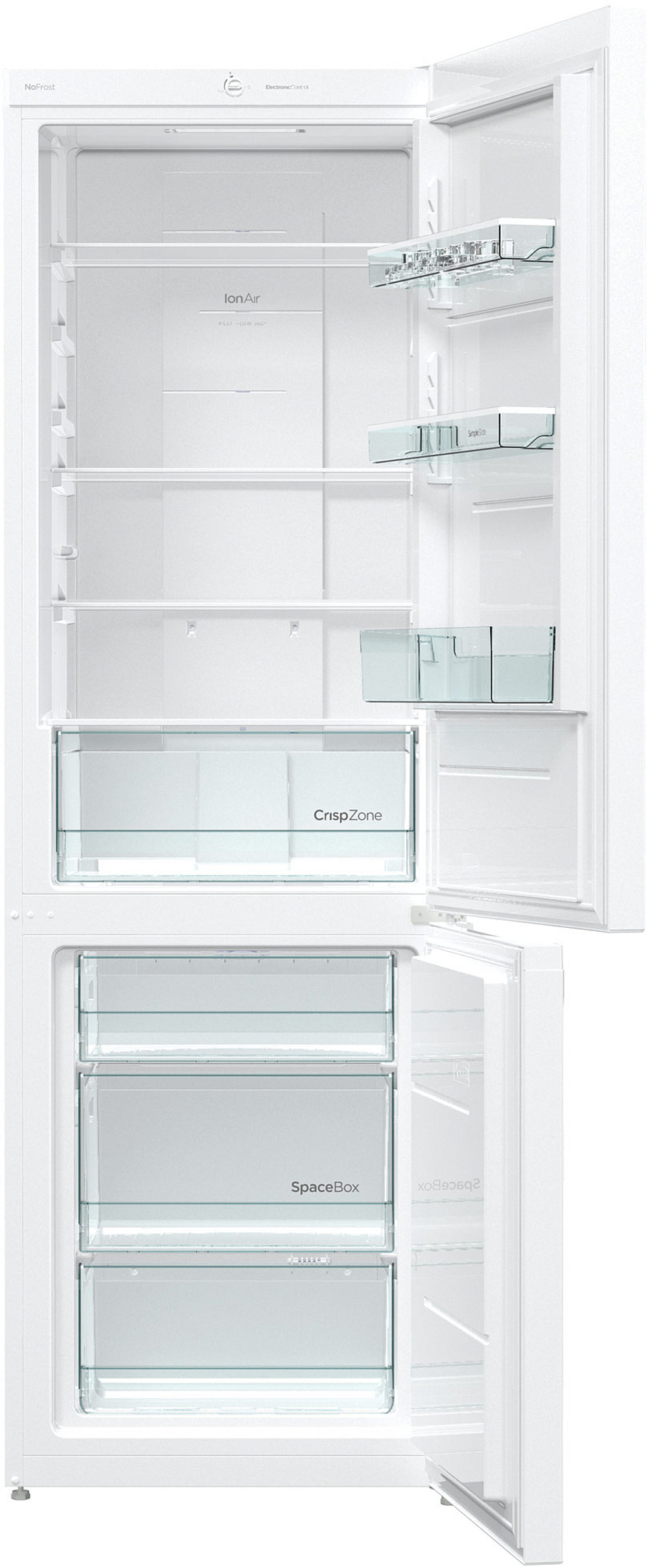 Отдельностоящий двухкамерный холодильник Gorenje NRK611PW4