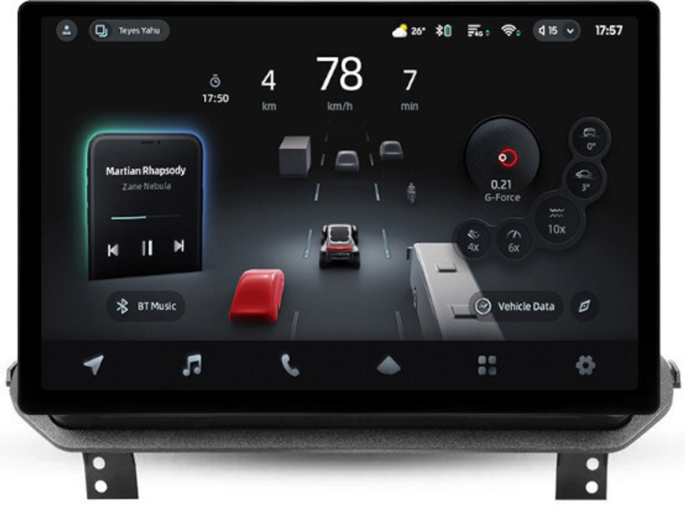 Магнитола Mitsubishi Outlander 4 2021+ (без штатного 360) - Teyes CC4-PRO монитор 13" 2K QLED на Android 13, Snapdragon 778G, 8+128, AI, CarPlay, DSP, 4G SIM-слот