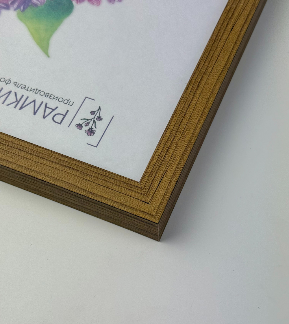 Фоторамка 30х40 см, коричневая, арт. 3040.747806