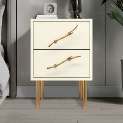 Тумба Арт Колор matte Стайл Голд Кремовый белый матовый