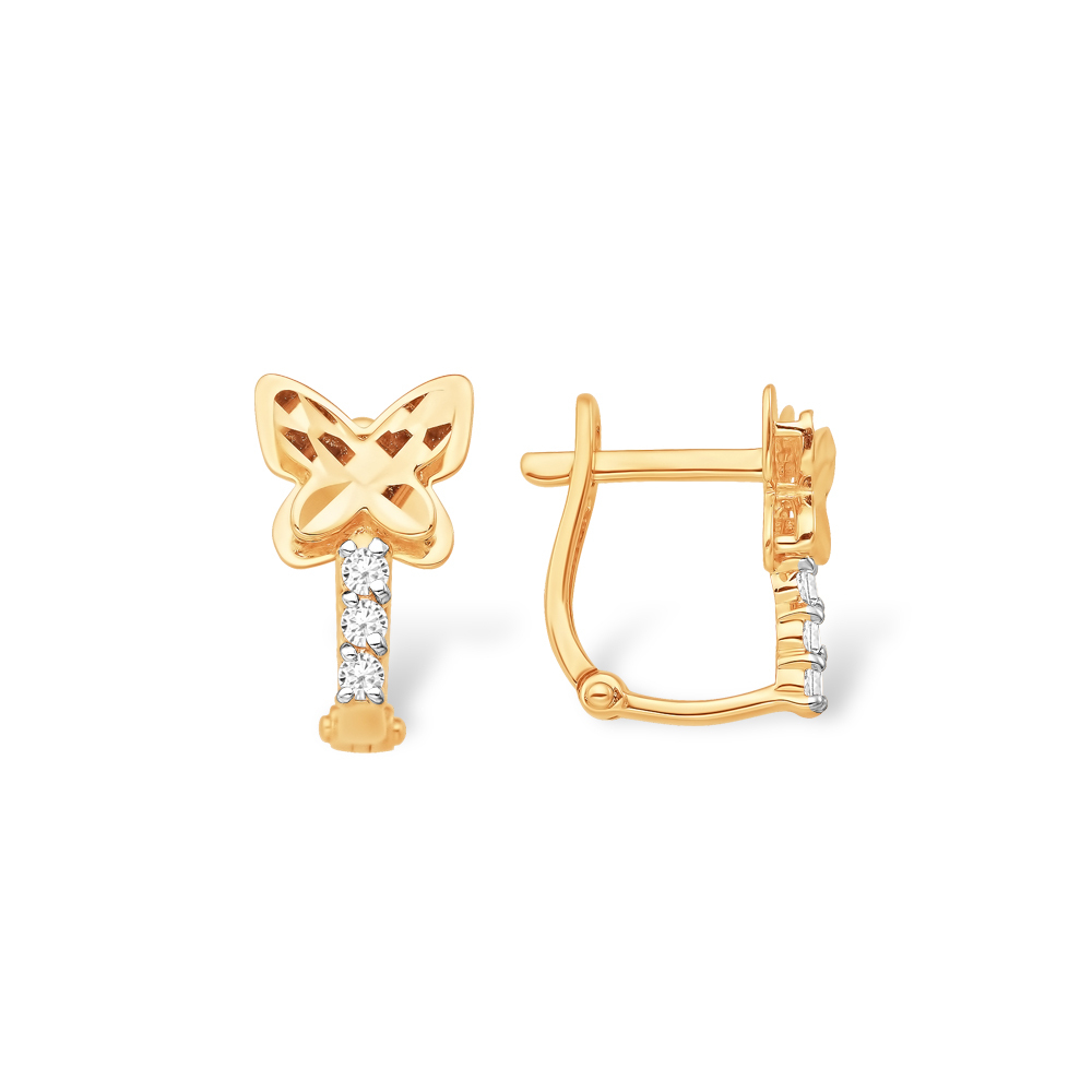 Серьги из золота 585 пробы