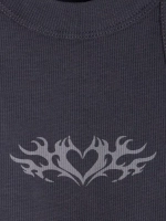 Летний кроп топ трикотажный детский