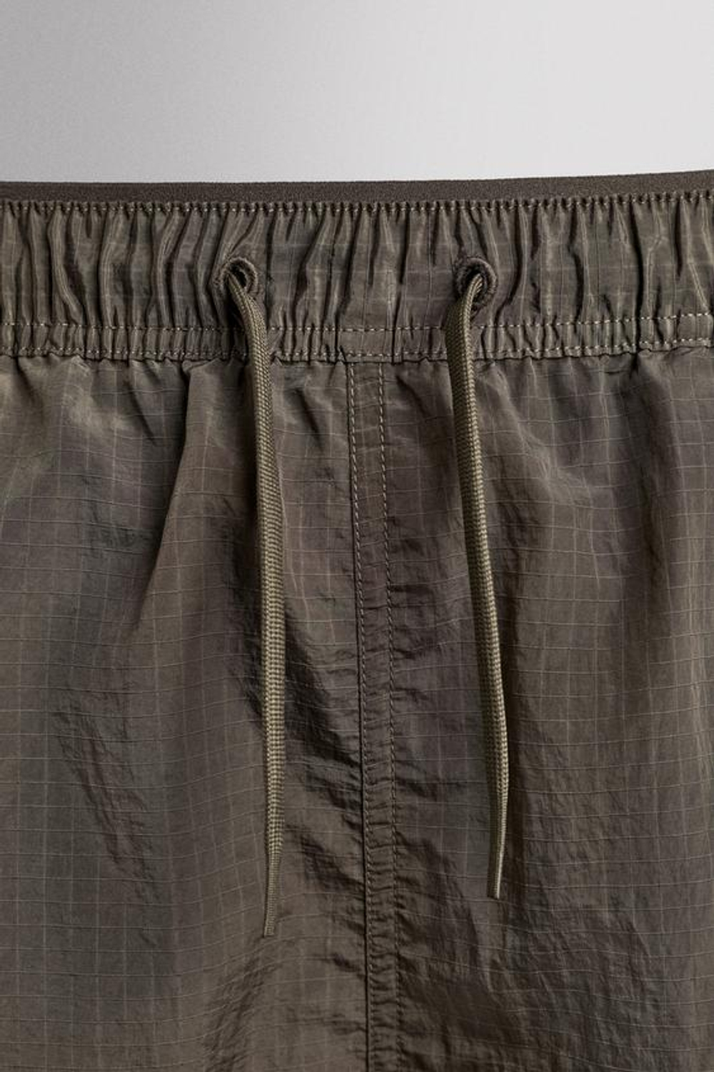 ZARA ШОРТЫ ДЛЯ ТРЕНИРОВОК 2 В 1, КОРИЧНЕВЫЙ