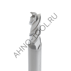 Фреза твердосплавная   5мм (L=50, l=15, хв=6) Z3 45° по алюминию и цвет.металлам BRAL-3E-D5.0 AHNO