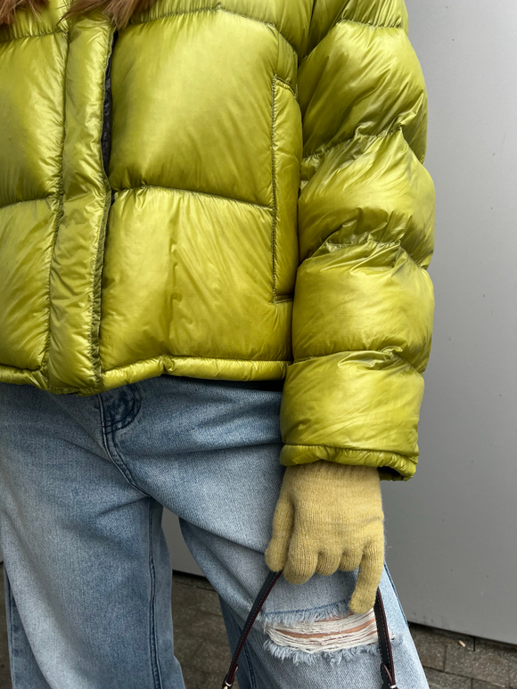 Пуховик Лак зеленое яблоко