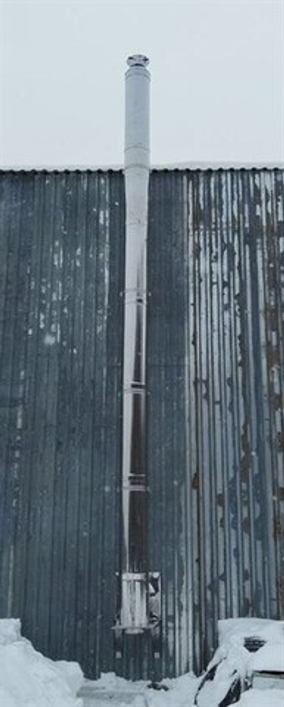 Комплект дымохода через стену Суперсилика нерж 1 мм./0,5 - 200/300