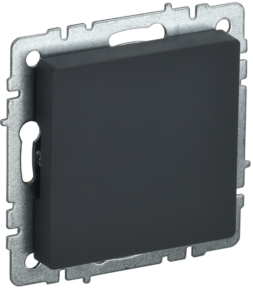 BRITE Заглушка с суппортом МЗ10-БрГ графит IEK