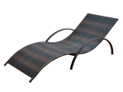 Шезлонг, лежак из искусственного ротанга НОЛАН «NOLAN»