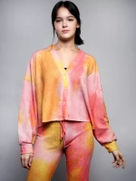 Пижама тай дай со штанами из репса