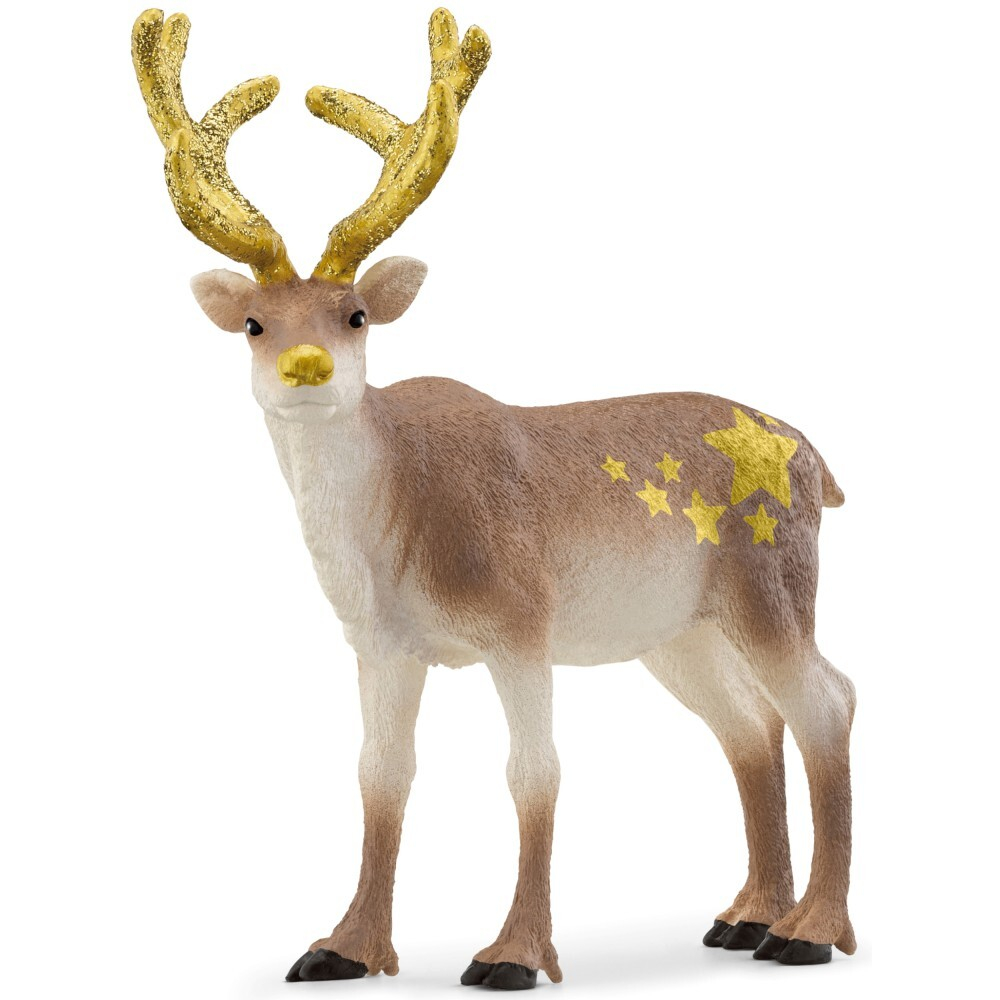 Schleich - Олень Санты с золотыми рогами 72210 / артикул   72210  / GTIN 4059433730837