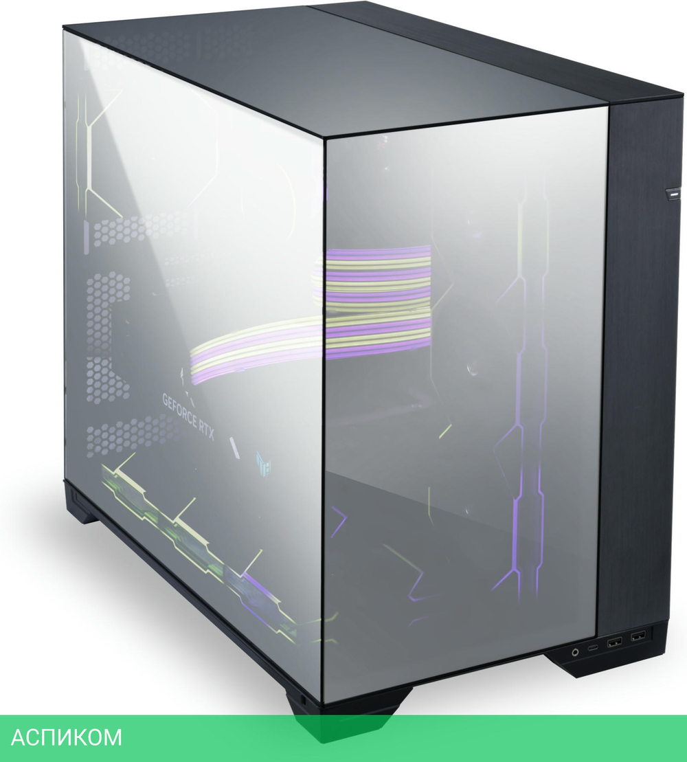 Корпус Lian Li O11 Vision E-ATX без БП Chrome (G99.O11VC.00)